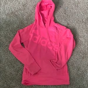Pink adidas hoodie